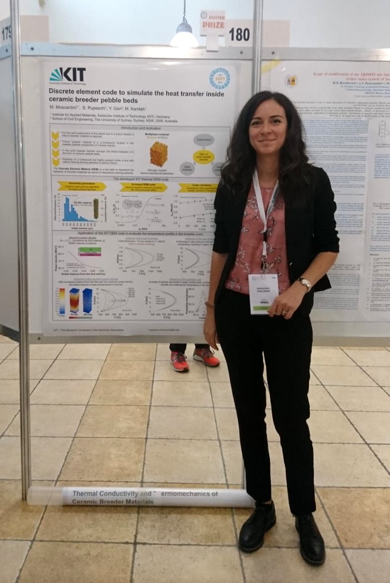 Mari won the poster prize at SOFT2018 conference